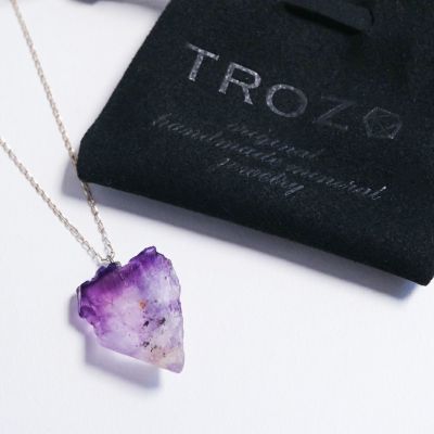 【TROZO】イリノイ産 フローライトのSV925ネックレス